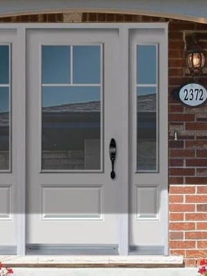 Steel door style 7